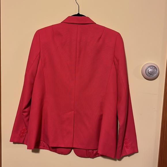 Talbots size 12 petites Hot Pink Blazer Jacket - Picture 2 of 3